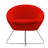SEOUL Guest Chair, red