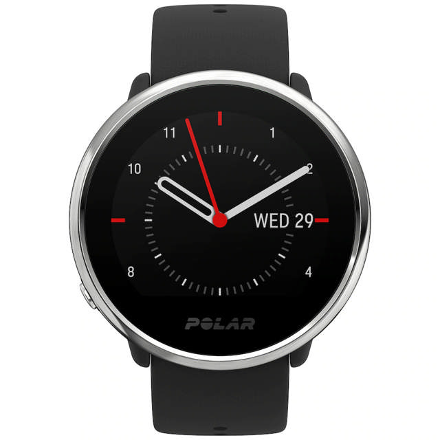 Polar Ignite fitnesskello S (musta/hopea)