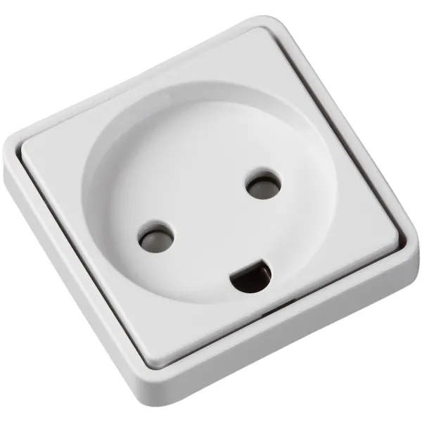 Stikkontakt 1 modul m/jord