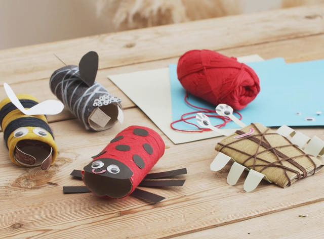 Skab kære insekter og smådyr med garnrester