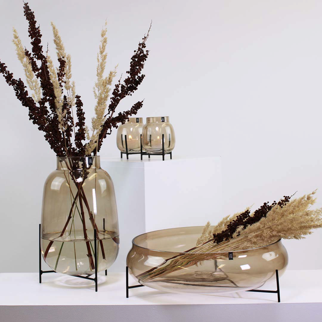 Chalice vase + 2 lyslygter pakketilbud