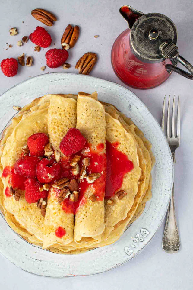 Eggless pancakes